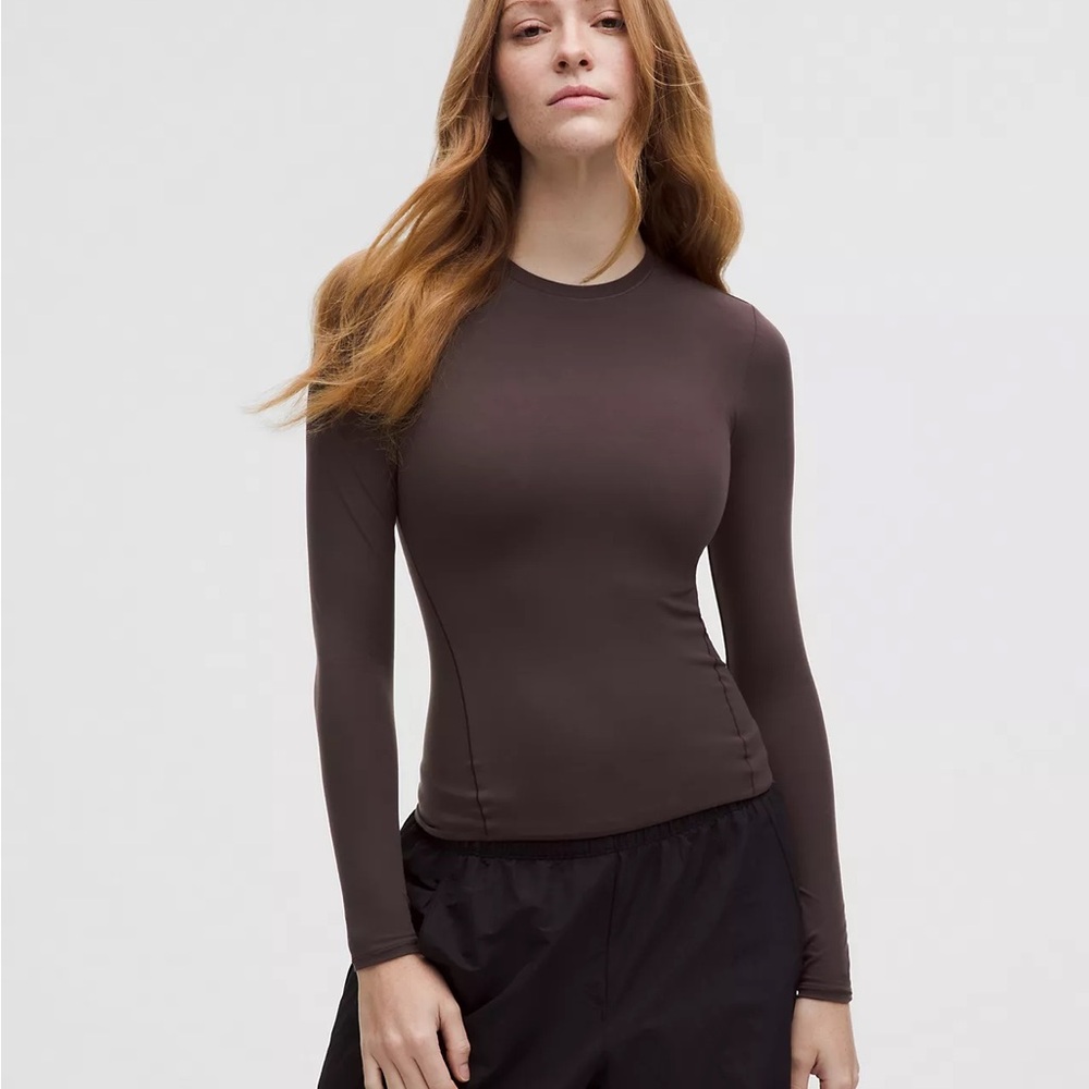 Lululemon Wundermost Ultra-Soft Nulu Crewneck Long-Sleeve Shirt